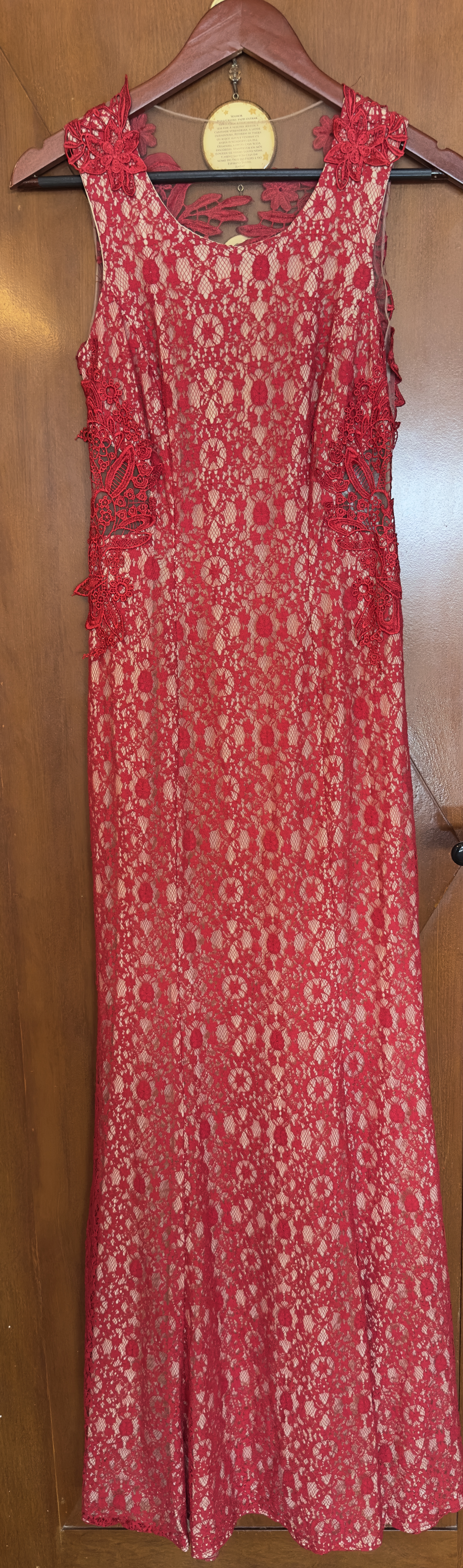 Vestido de festa vermelho