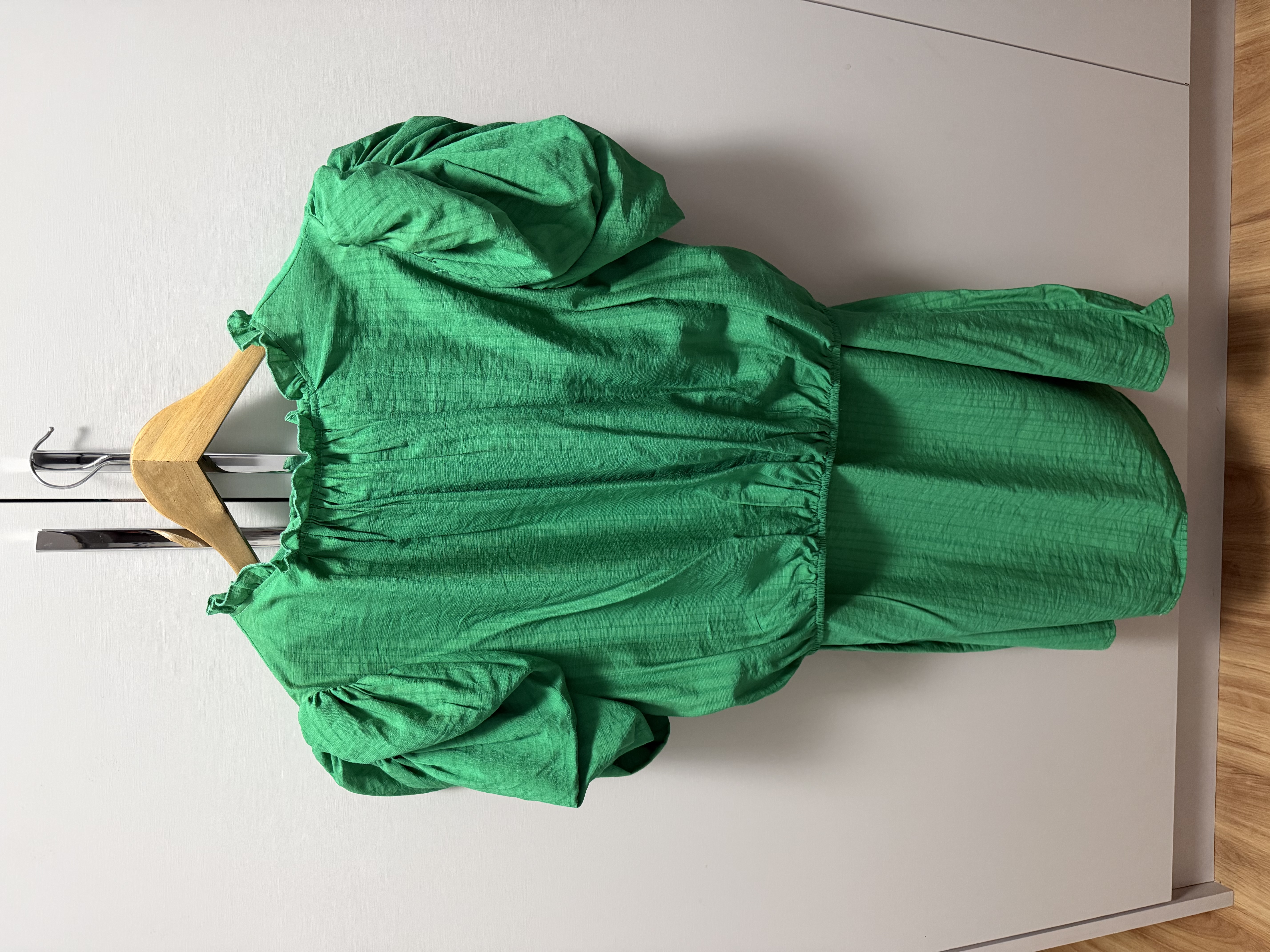 Conjunto saia e blusa verde