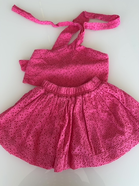 Conjunto laise rosa