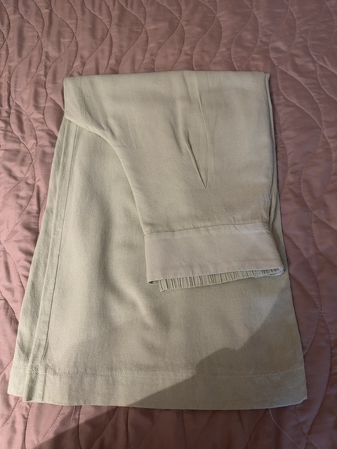 Calça verde linho