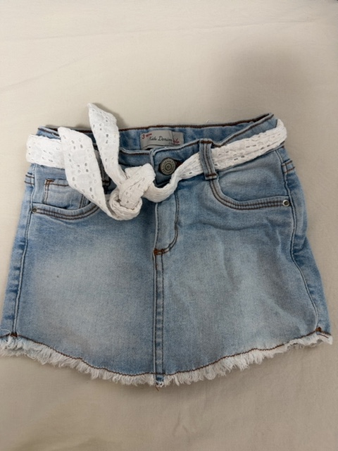 Short saia jeans