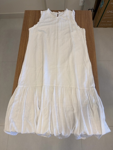 Vestido branco - Afago (mídi)